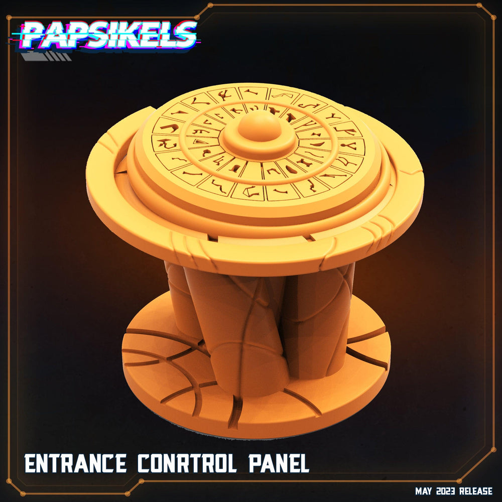 3D Printed Papsikels May 2023 Scifi - Star Entrance - Into The Multi World Set Terrain Set 28mm 32mm (Online Only)