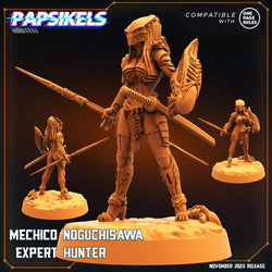 3D Printed Papsikels Mechico Noguchisawa Human Hunter Set Skull Hunters Army Bundle 2 28mm 32mm (Online Only)