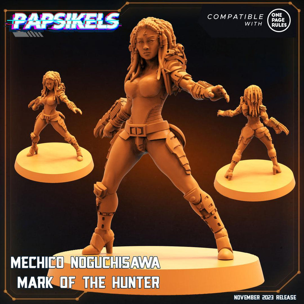 3D Printed Papsikels Mechico Noguchisawa Human Hunter Set Skull Hunters Army Bundle 2 28mm 32mm (Online Only)