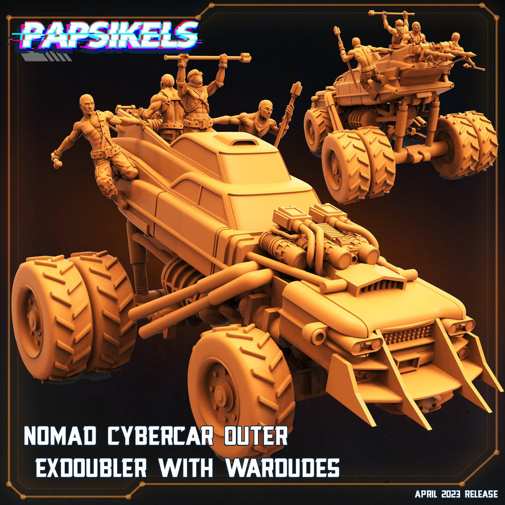 3D Printed Papsikels - Nomad Cybercar Outer Exdoubler - 28mm 32mm (Online Only)