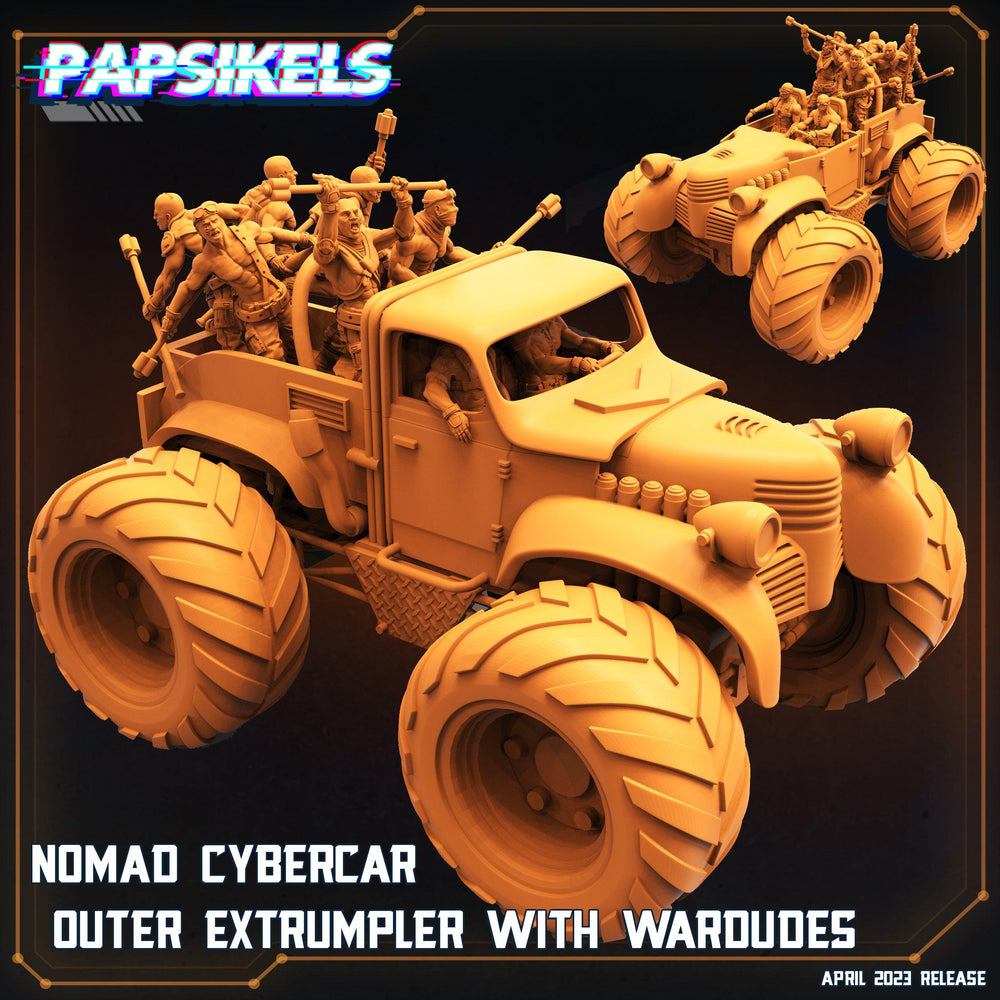 3D Printed Papsikels - Nomad Cybercar Outer Extrumpler - 28mm 32mm (Online Only)