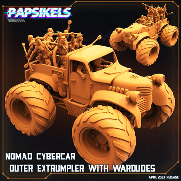 3D Printed Papsikels - Nomad Cybercar Outer Extrumpler - 28mm 32mm (Online Only)