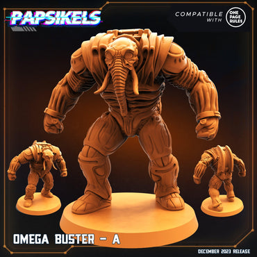 3D Printed Papsikels Omega Busters 28mm 32mm (Online Only)