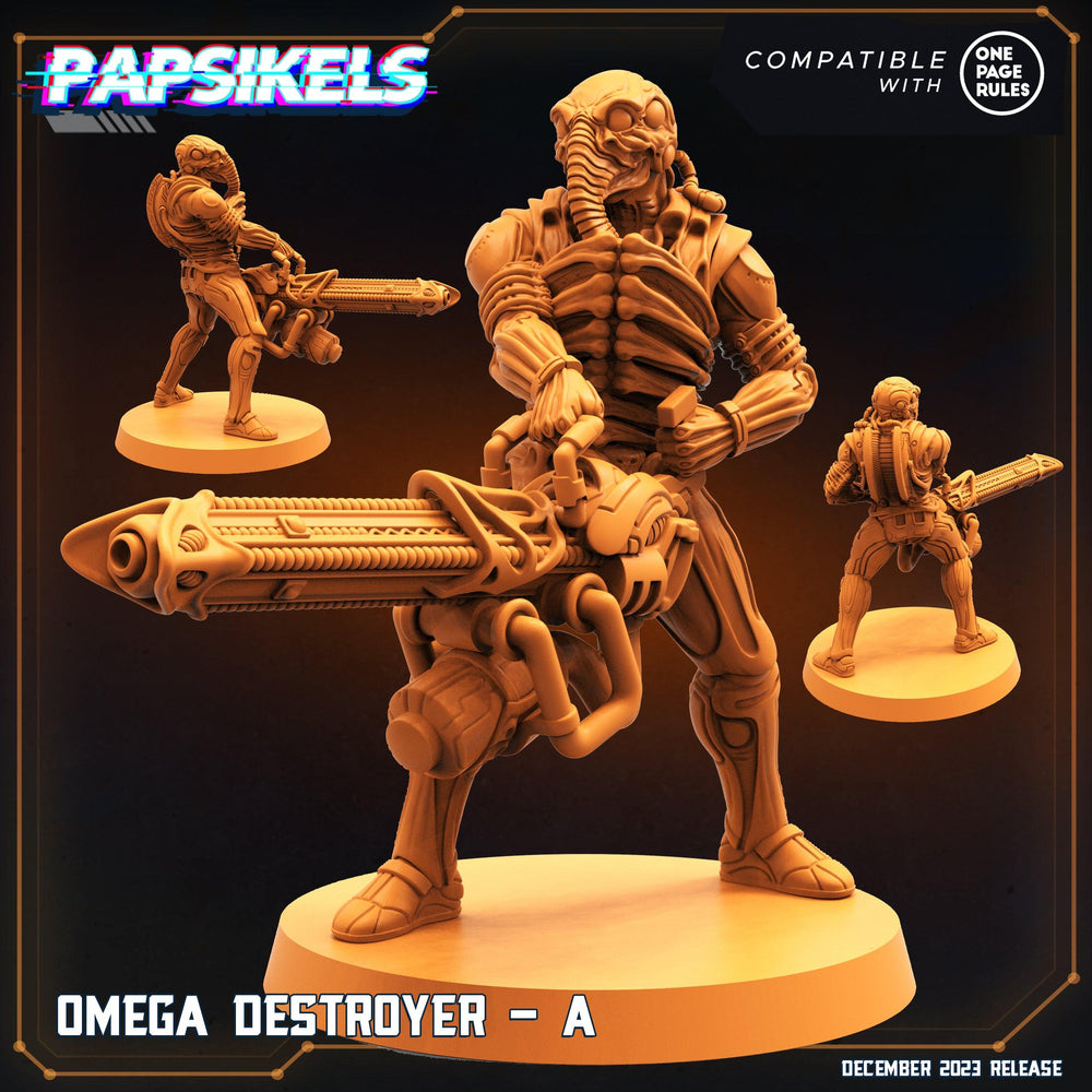 3D Printed Papsikels Omega Destroyers 28mm 32mm (Online Only)