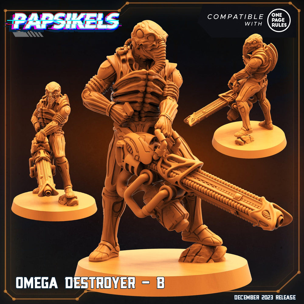 3D Printed Papsikels Omega Destroyers 28mm 32mm (Online Only)