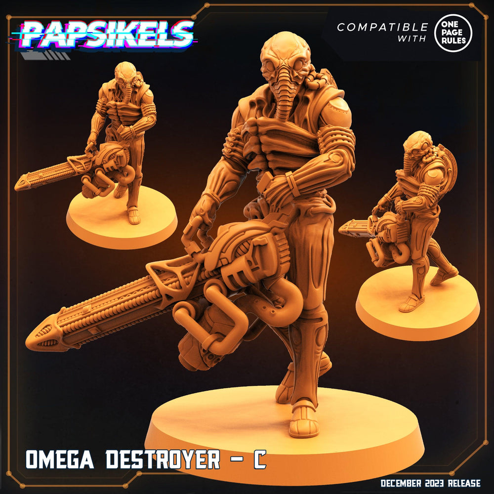 3D Printed Papsikels Omega Destroyers 28mm 32mm (Online Only)