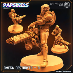 3D Printed Papsikels Omega Destroyers 28mm 32mm (Online Only)