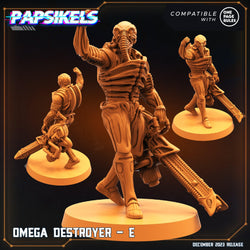 3D Printed Papsikels Omega Destroyers 28mm 32mm (Online Only)