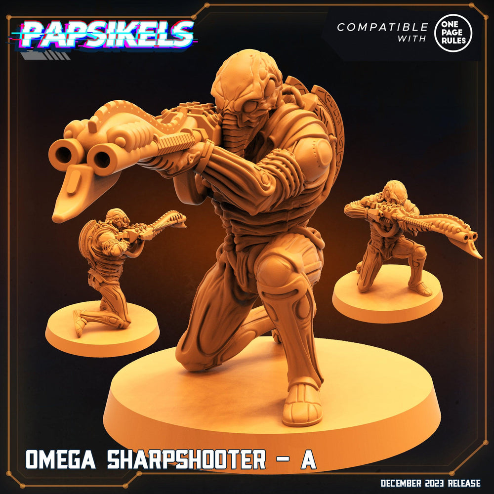 3D Printed Papsikels Omega Sharpshooters 28mm 32mm (Online Only)