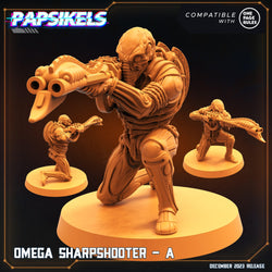 3D Printed Papsikels Omega Sharpshooters 28mm 32mm (Online Only)