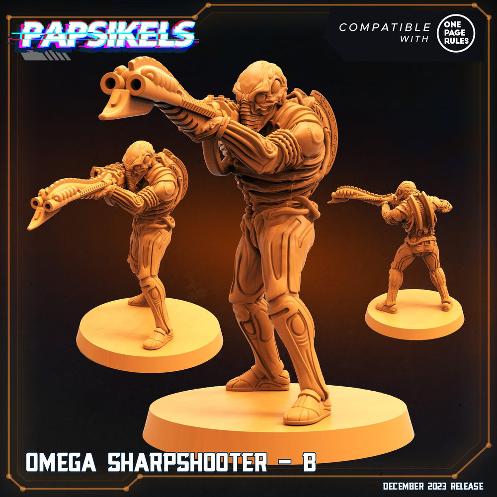 3D Printed Papsikels Omega Sharpshooters 28mm 32mm (Online Only)