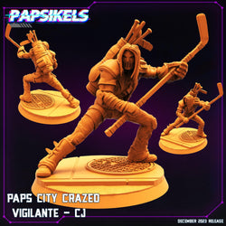 3D Printed Papsikels Paps City Crazed Vigilante CJ Set 28mm 32mm (Online Only)