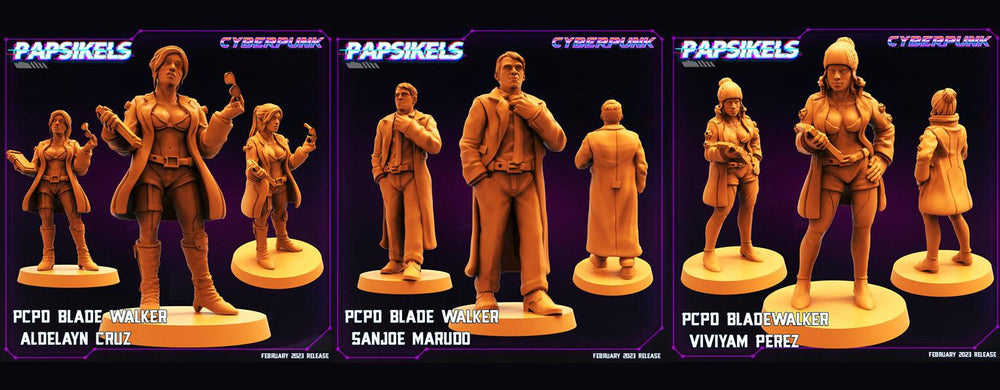3D Printed Papsikels - Pcpd Blade Walker Set - 28mm 32mm (Online Only)