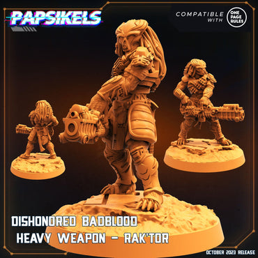 3D Printed Papsikels Raktor Dishonored Badblood Skullhunter Mastab 28mm 32mm (Online Only)