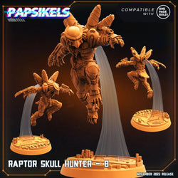 3D Printed Papsikels Raptor Skull Hunters Set Skull Hunters Army Bundle 2 28mm 32mm (Online Only)