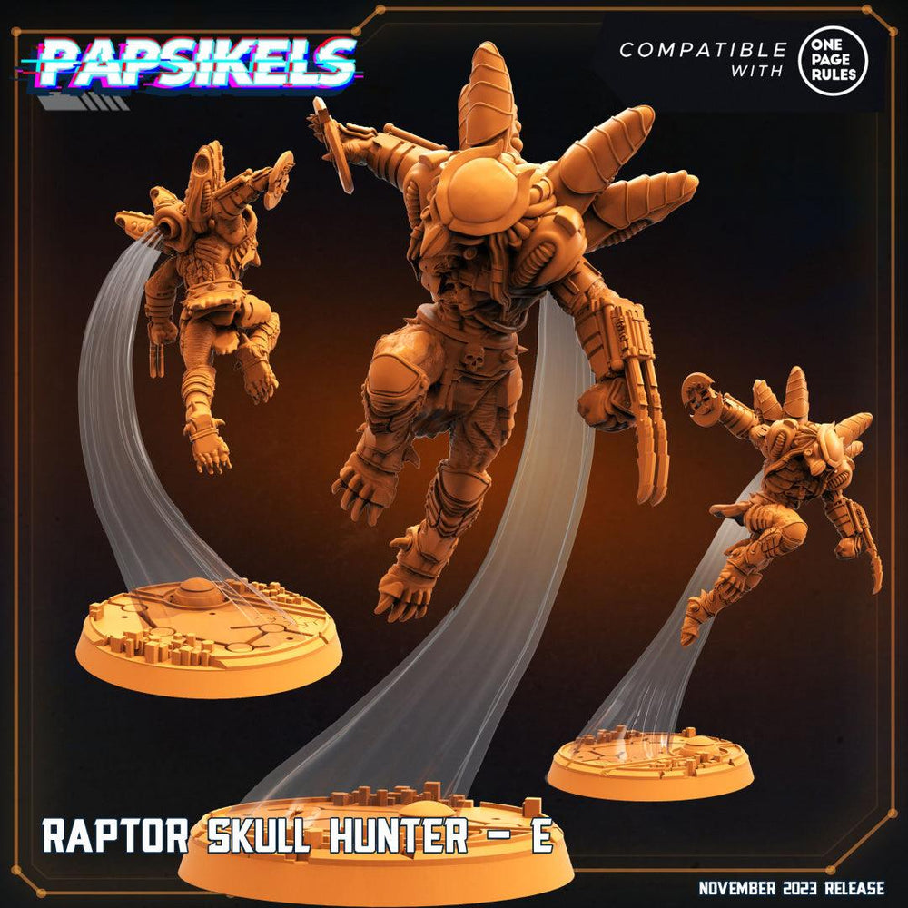 3D Printed Papsikels Raptor Skull Hunters Set Skull Hunters Army Bundle 2 28mm 32mm (Online Only)