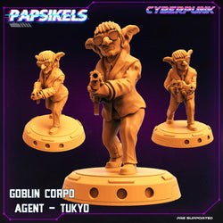 3D Printed Papsikels Sci-Fi Goblin Heist Set Corpo World  - 28mm 32mm (Online Only)