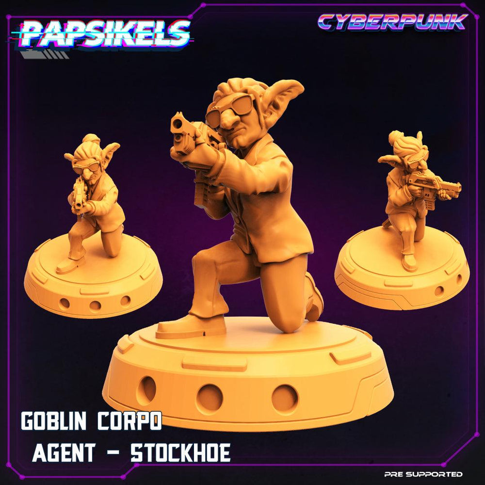 3D Printed Papsikels Sci-Fi Goblin Heist Set Corpo World  - 28mm 32mm (Online Only)