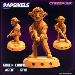 3D Printed Papsikels Sci-Fi Goblin Heist Set Corpo World  - 28mm 32mm (Online Only)