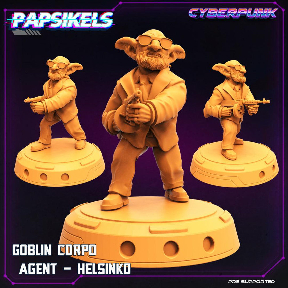 3D Printed Papsikels Sci-Fi Goblin Heist Set Corpo World  - 28mm 32mm (Online Only)