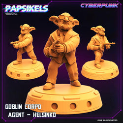 3D Printed Papsikels Sci-Fi Goblin Heist Set Corpo World  - 28mm 32mm (Online Only)