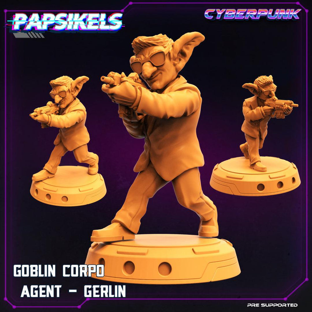 3D Printed Papsikels Sci-Fi Goblin Heist Set Corpo World  - 28mm 32mm (Online Only)