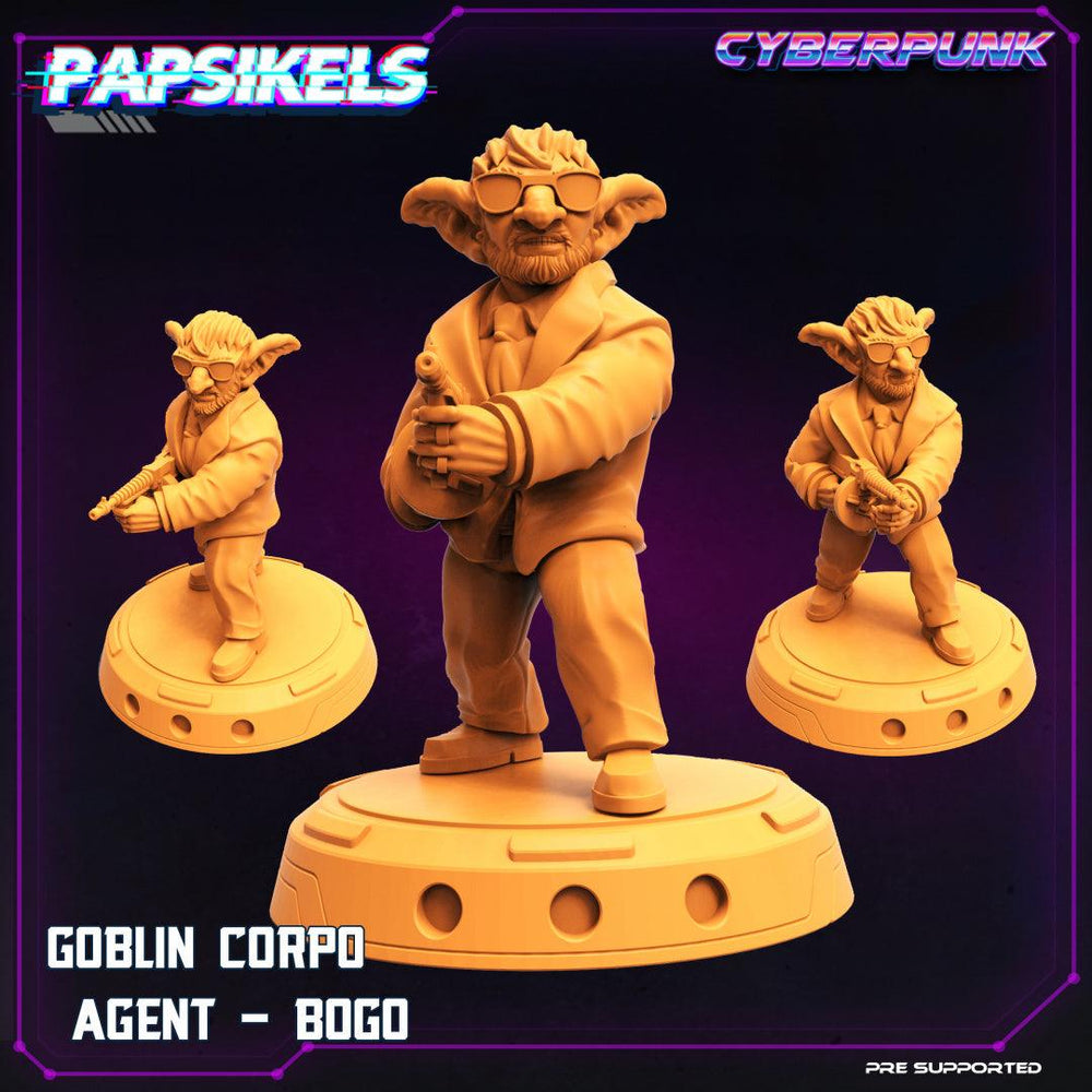 3D Printed Papsikels Sci-Fi Goblin Heist Set Corpo World  - 28mm 32mm (Online Only)