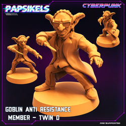 3D Printed Papsikels Sci-Fi Goblin Resistance 2 Set Virtua Corpo World  - 28mm 32mm (Online Only)