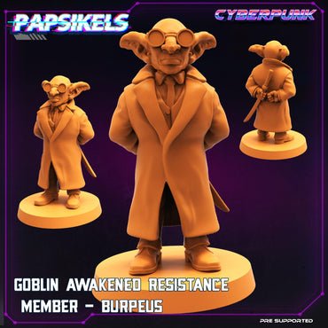 3D Printed Papsikels Sci-Fi Goblin Resistance 2 Set Virtua Corpo World  - 28mm 32mm (Online Only)