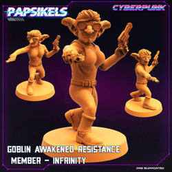 3D Printed Papsikels Sci-Fi Goblin Resistance 2 Set Virtua Corpo World  - 28mm 32mm (Online Only)