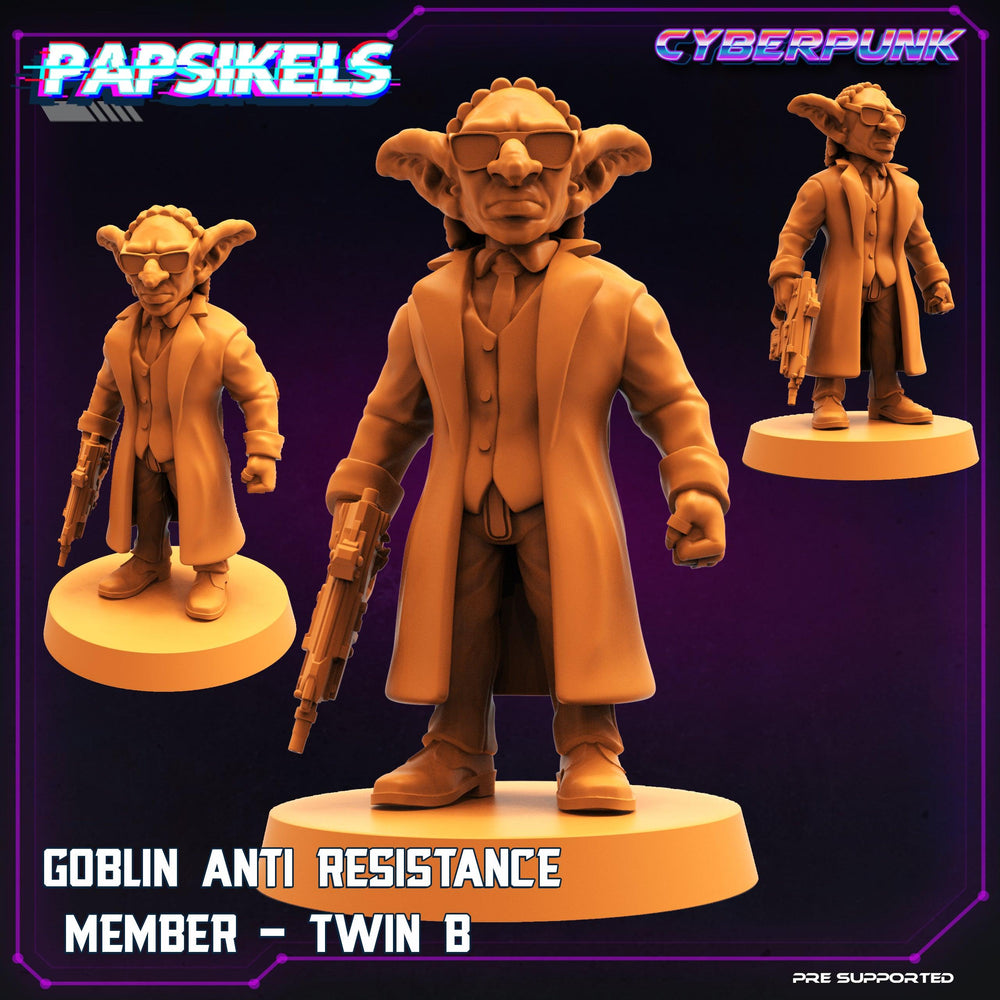 3D Printed Papsikels Sci-Fi Goblin Resistance 2 Set Virtua Corpo World  - 28mm 32mm (Online Only)
