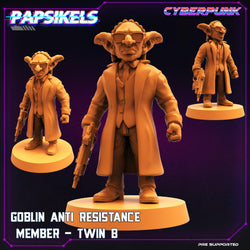 3D Printed Papsikels Sci-Fi Goblin Resistance 2 Set Virtua Corpo World  - 28mm 32mm (Online Only)