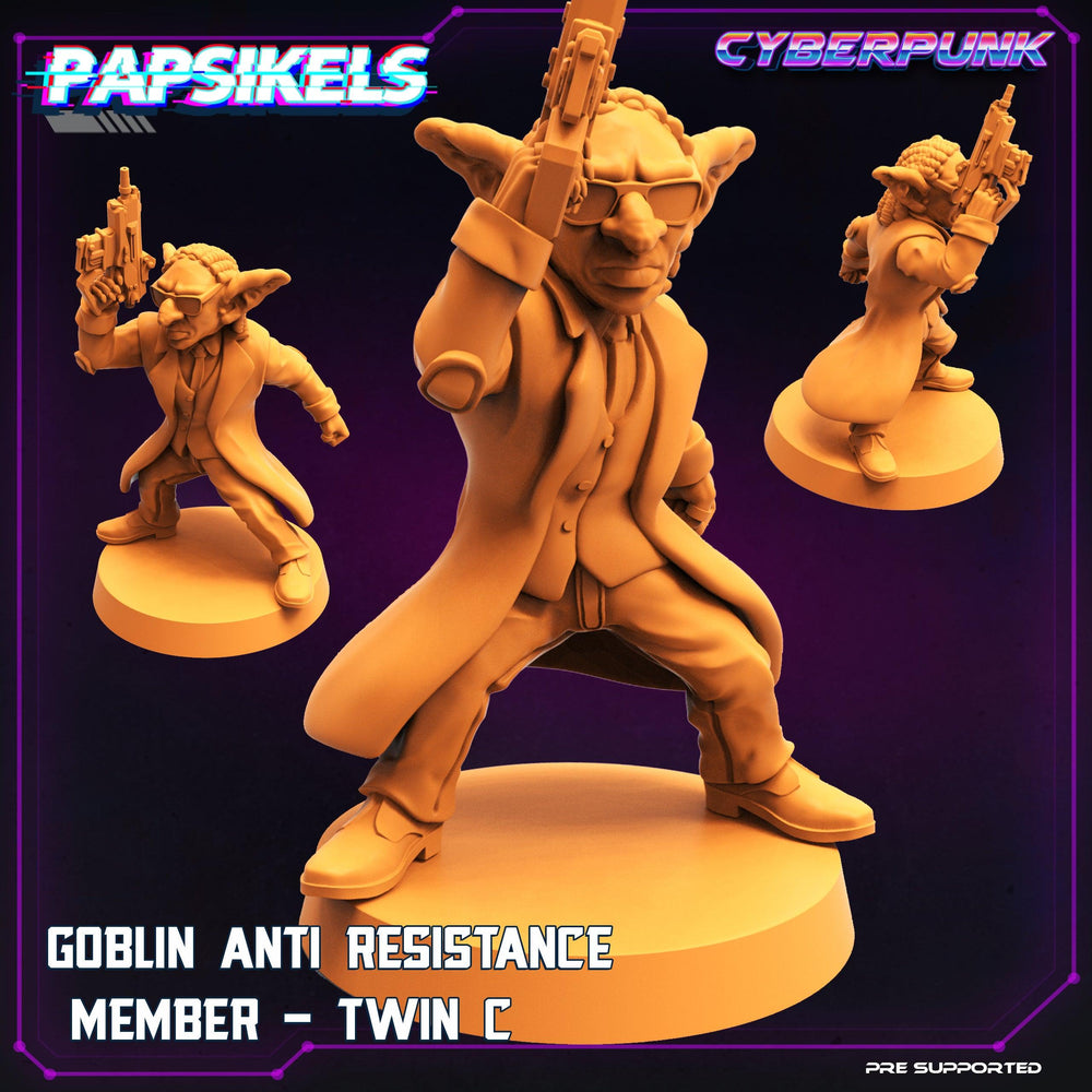 3D Printed Papsikels Sci-Fi Goblin Resistance 2 Set Virtua Corpo World  - 28mm 32mm (Online Only)