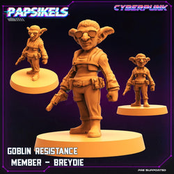 3D Printed Papsikels Sci-Fi Goblin Resistance Set Virtua Corpo World  - 28mm 32mm (Online Only)