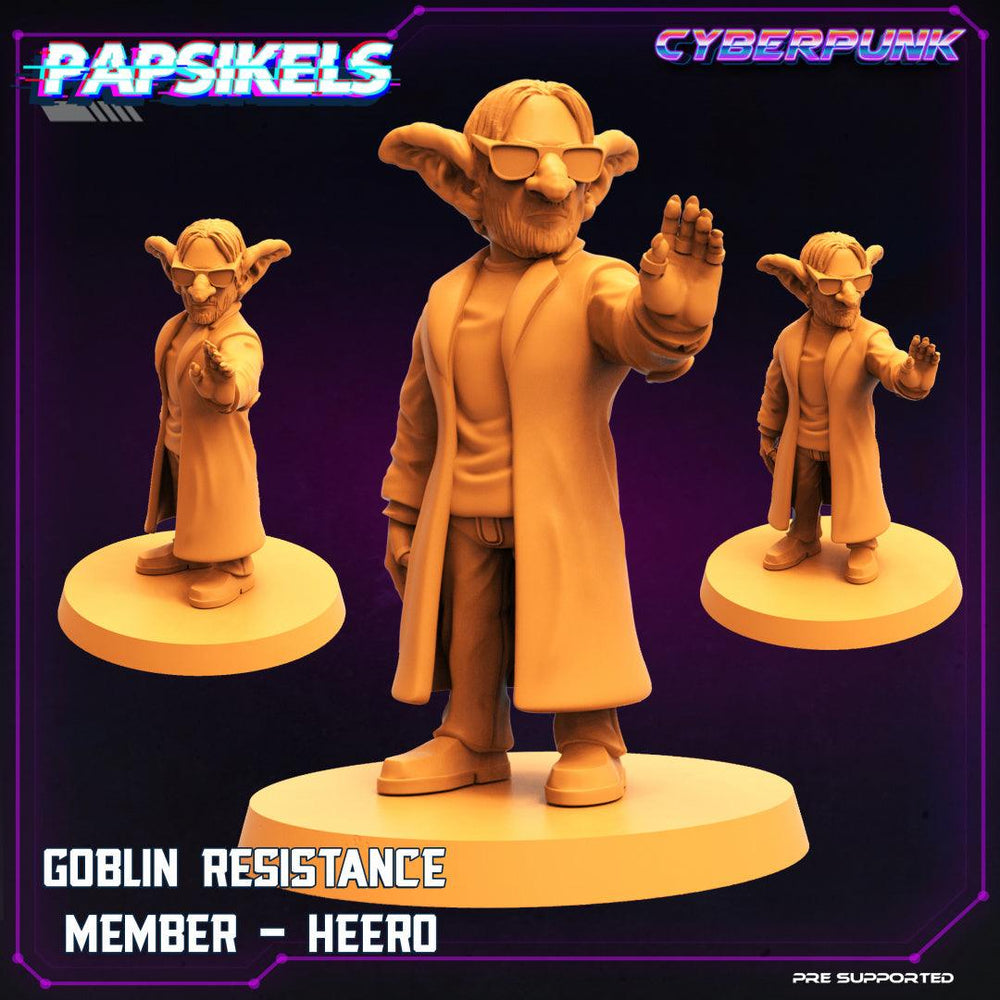 3D Printed Papsikels Sci-Fi Goblin Resistance Set Virtua Corpo World  - 28mm 32mm (Online Only)