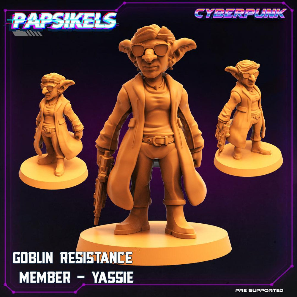3D Printed Papsikels Sci-Fi Goblin Resistance Set Virtua Corpo World  - 28mm 32mm (Online Only)