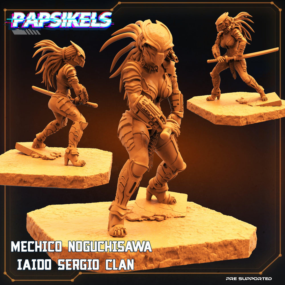 3D Printed Papsikels Sci-Fi Mechico Noguchisawa Iaido Sergio Clan - 28mm 32mm (Online Only)