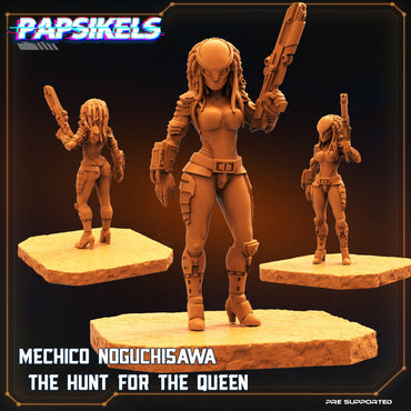 3D Printed Papsikels Sci-Fi Mechico Noguchisawa The Hunt For The Queen - 28mm 32mm (Online Only)