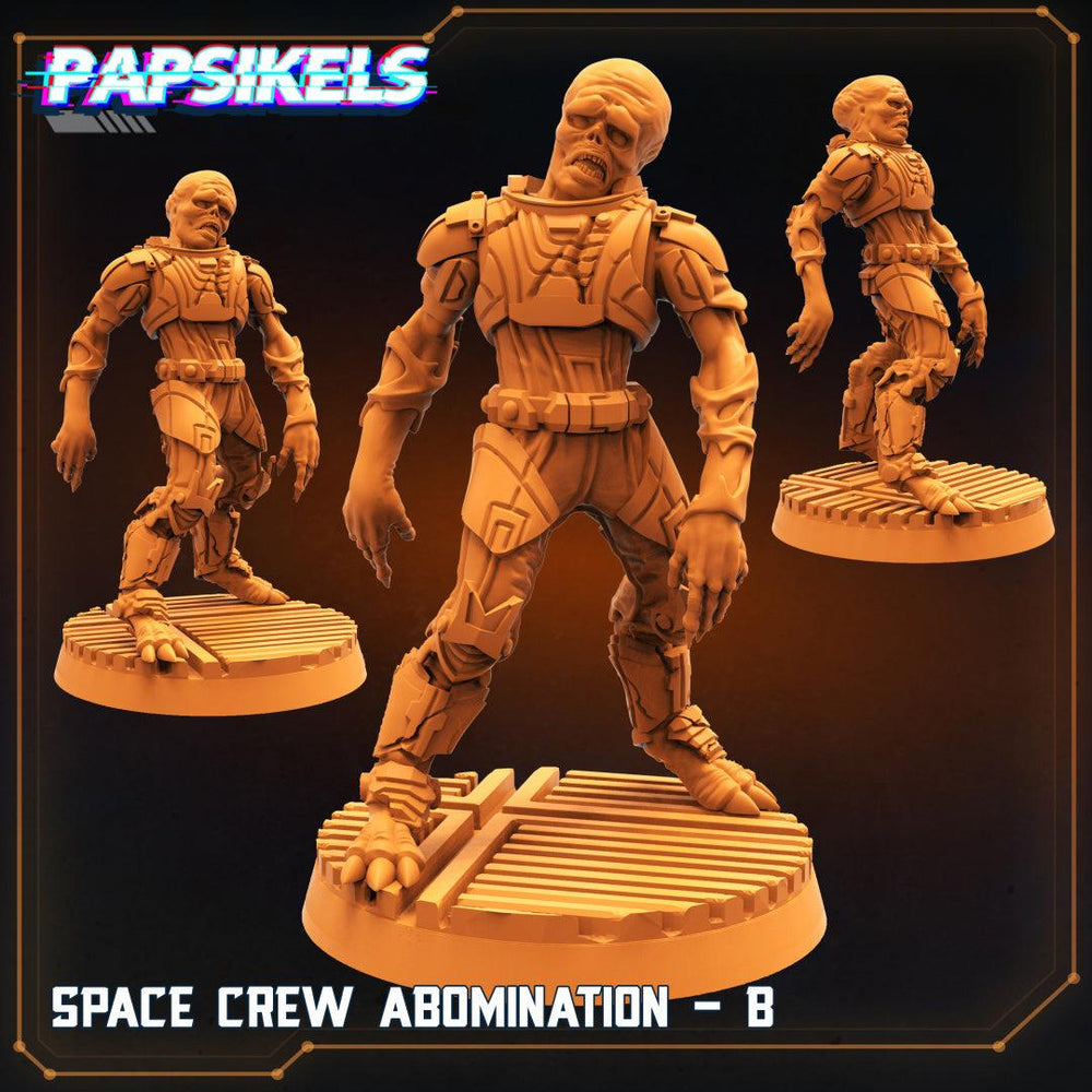3D Printed Papsikels Sci-Fi Space Crew Abomination Set - 28mm 32mm (Online Only)