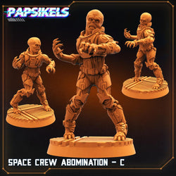 3D Printed Papsikels Sci-Fi Space Crew Abomination Set - 28mm 32mm (Online Only)