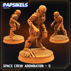 3D Printed Papsikels Sci-Fi Space Crew Abomination Set - 28mm 32mm (Online Only)