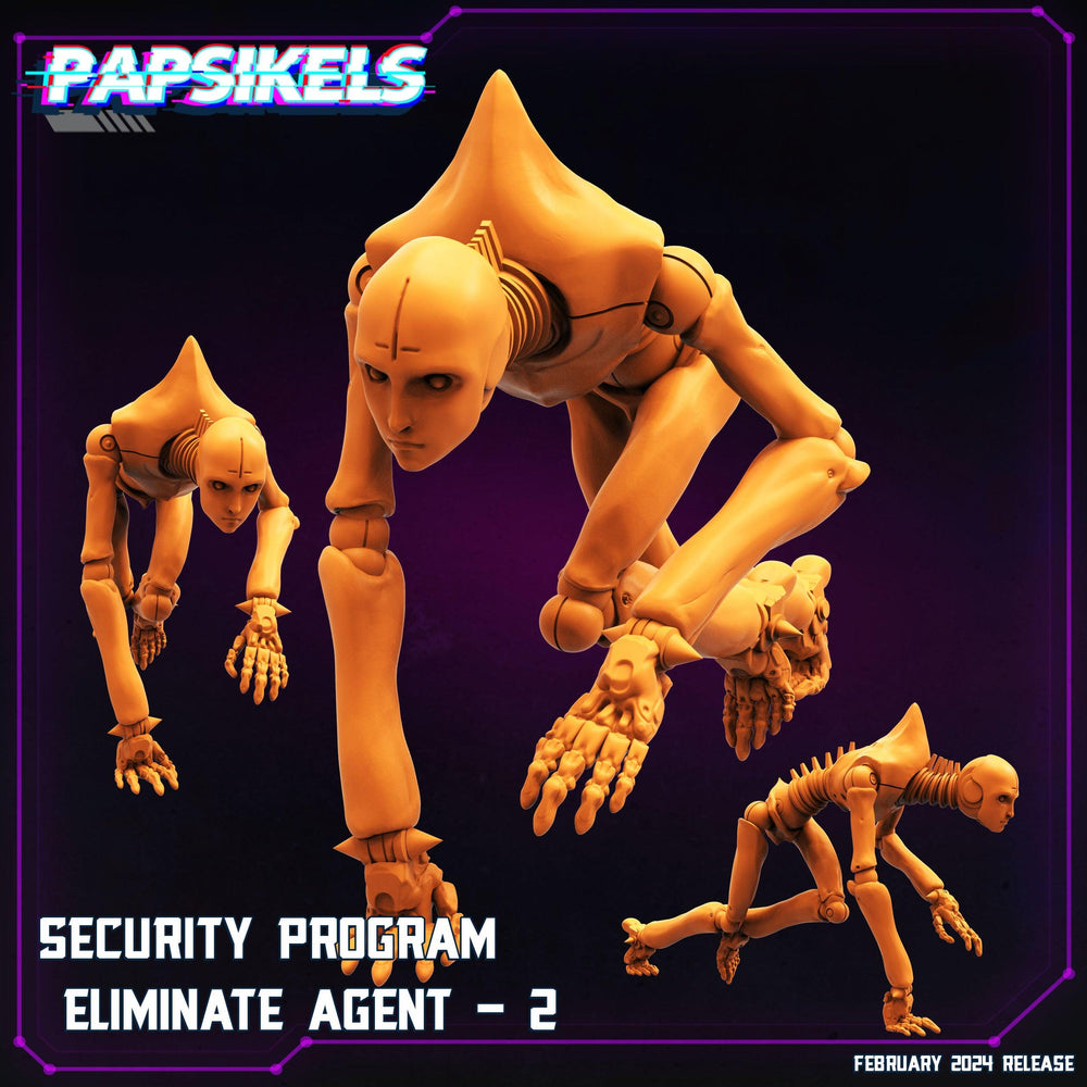 3D Printed Papsikels Security Program Eliminate Agents 28mm 32mm (Online Only)