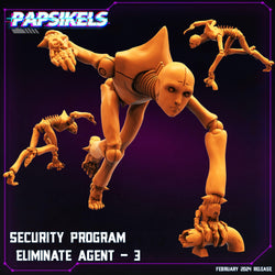 3D Printed Papsikels Security Program Eliminate Agents 28mm 32mm (Online Only)
