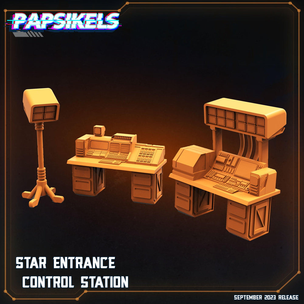 3D Printed Papsikels September 2023 - Aliens Vs Humans 6 Control Station 28mm 32mm (Online Only)