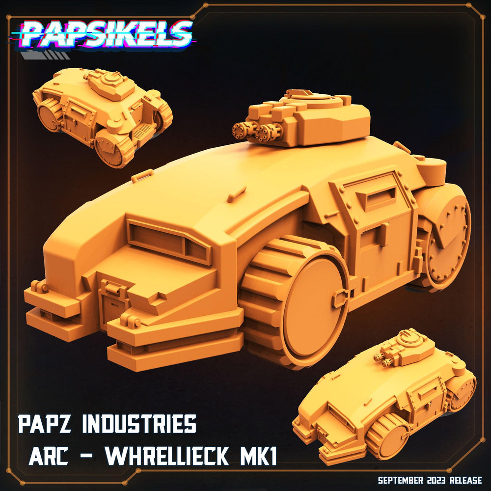 3D Printed Papsikels September 2023 - Aliens Vs Humans 6 Papz Industries Arc Whrellieck Mk1 28mm 32mm (Online Only)