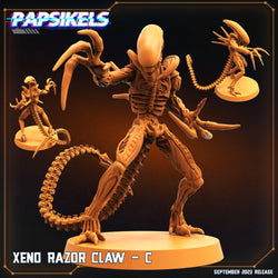 3D Printed Papsikels September 2023 - Aliens Vs Humans 6 Xeno Razor Claw Set 28mm 32mm (Online Only)