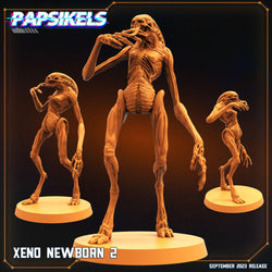 3D Printed Papsikels September 2023 - Aliens Vs Humans 6 Xeno Set 28mm 32mm (Online Only)