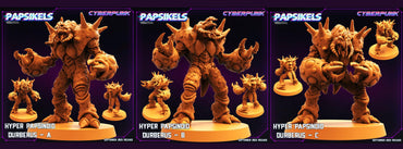 3D Printed Papsikels September 2023 Cyberpunk Hyper Papsinoid Durberus Set 2023 28mm 32mm (Online Only)