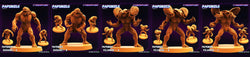 3D Printed Papsikels September 2023 Cyberpunk Papsinoid Baramot Set 28mm 32mm (Online Only)