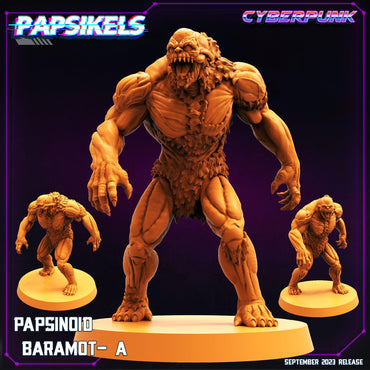 3D Printed Papsikels September 2023 Cyberpunk Papsinoid Baramot Set 28mm 32mm (Online Only)
